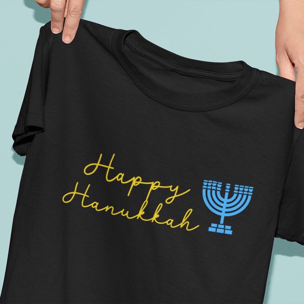 Happy Hanukkah tshirt brand new